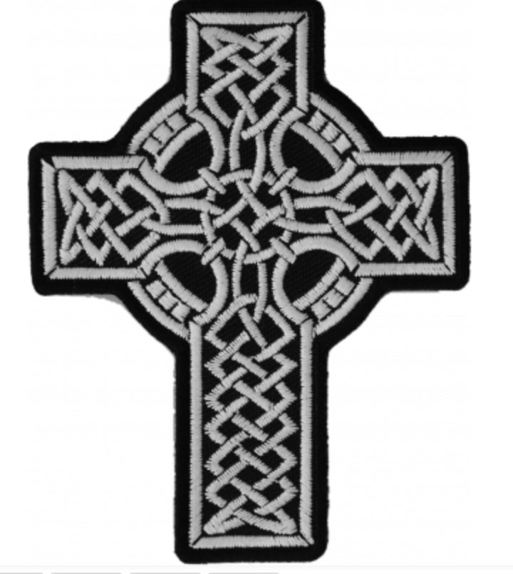 Celtic Design Cross Patch